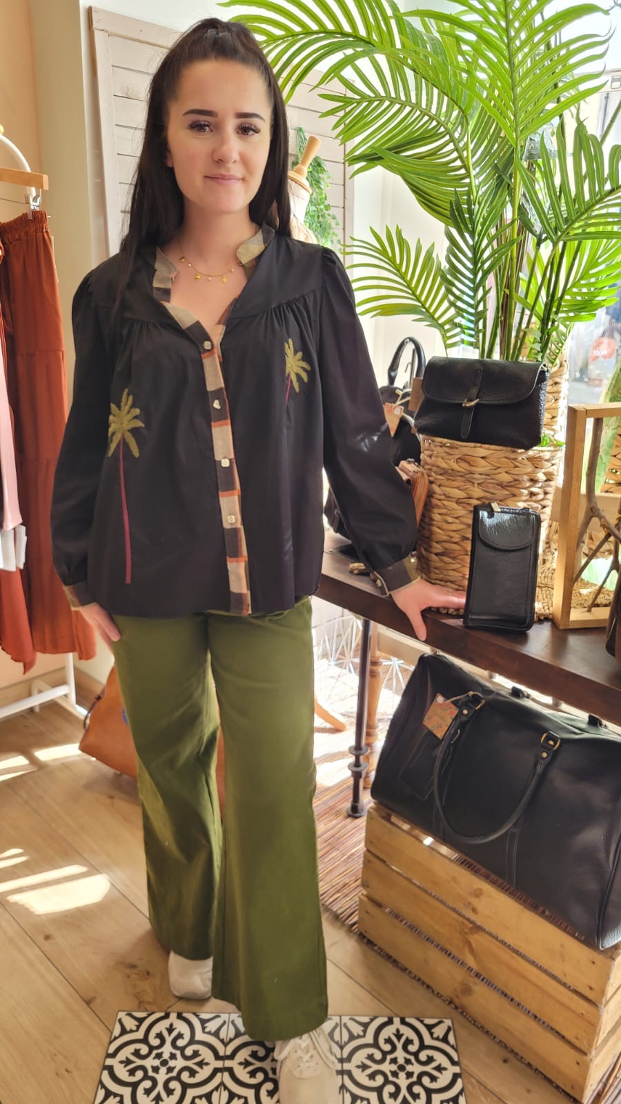 Chemise Palmier