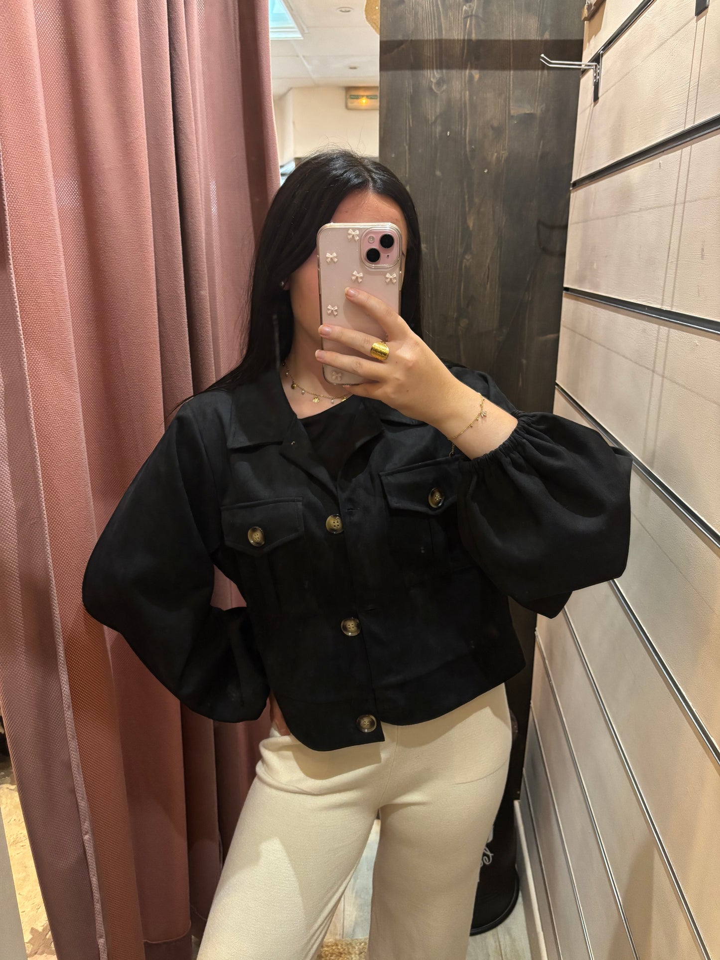 Veste Suédine