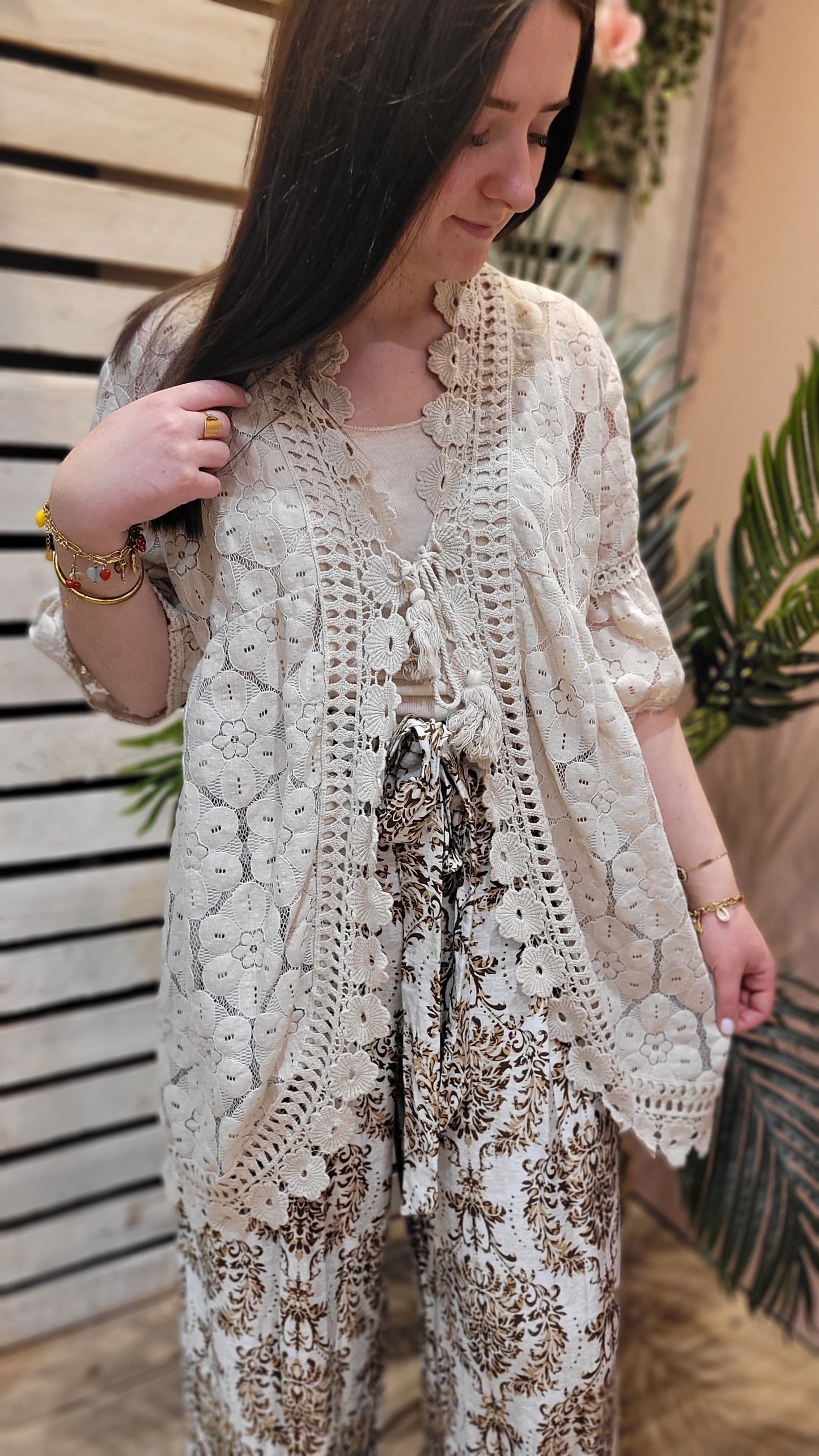 Gilet Dentelle