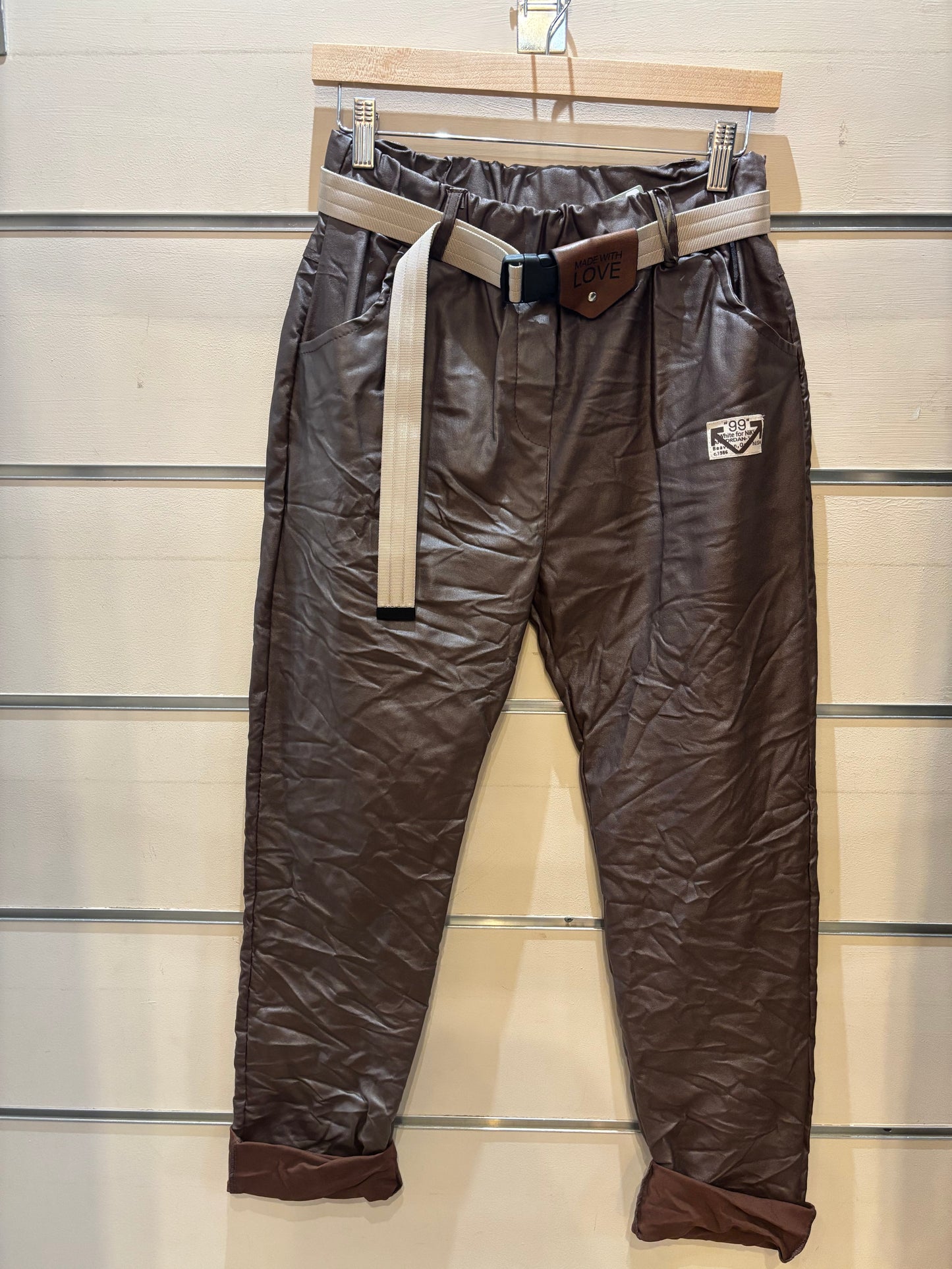 Pantalon huilé