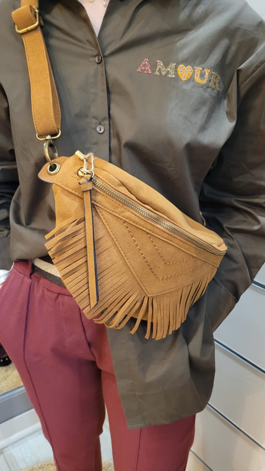Sac Banane Frange