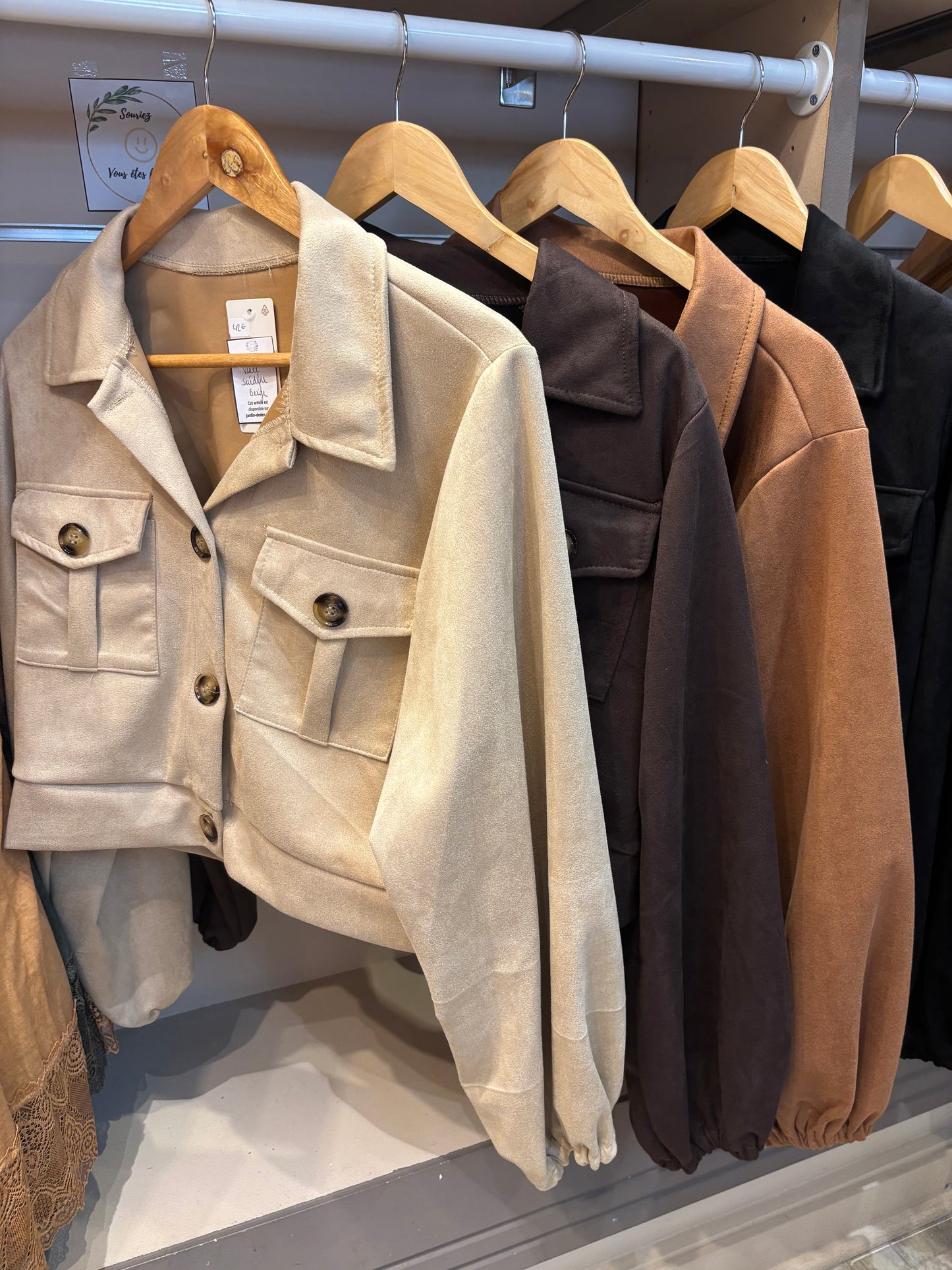 Veste Suédine