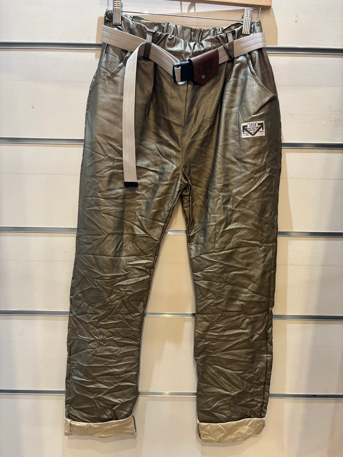 Pantalon huilé