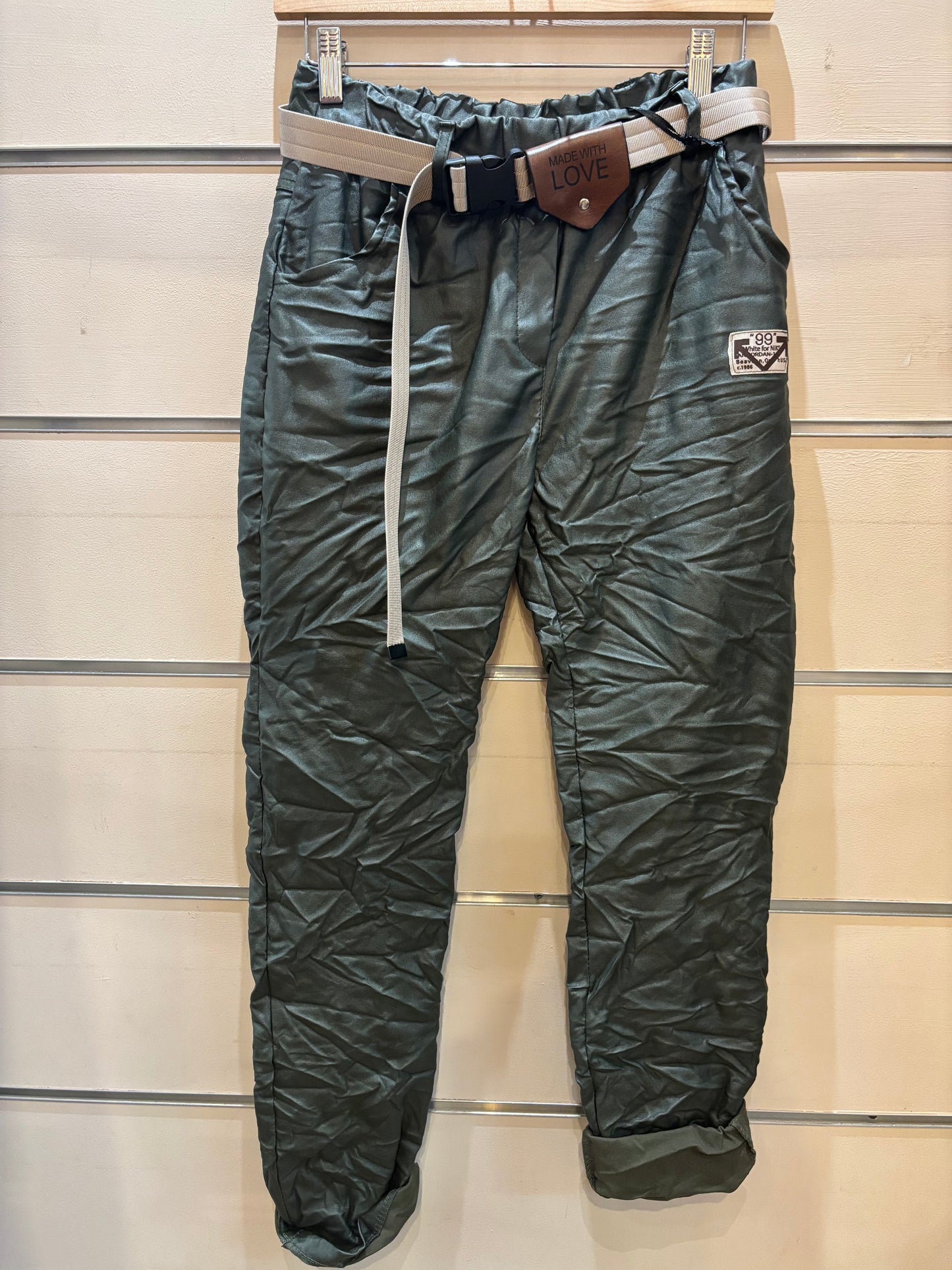 Pantalon huilé