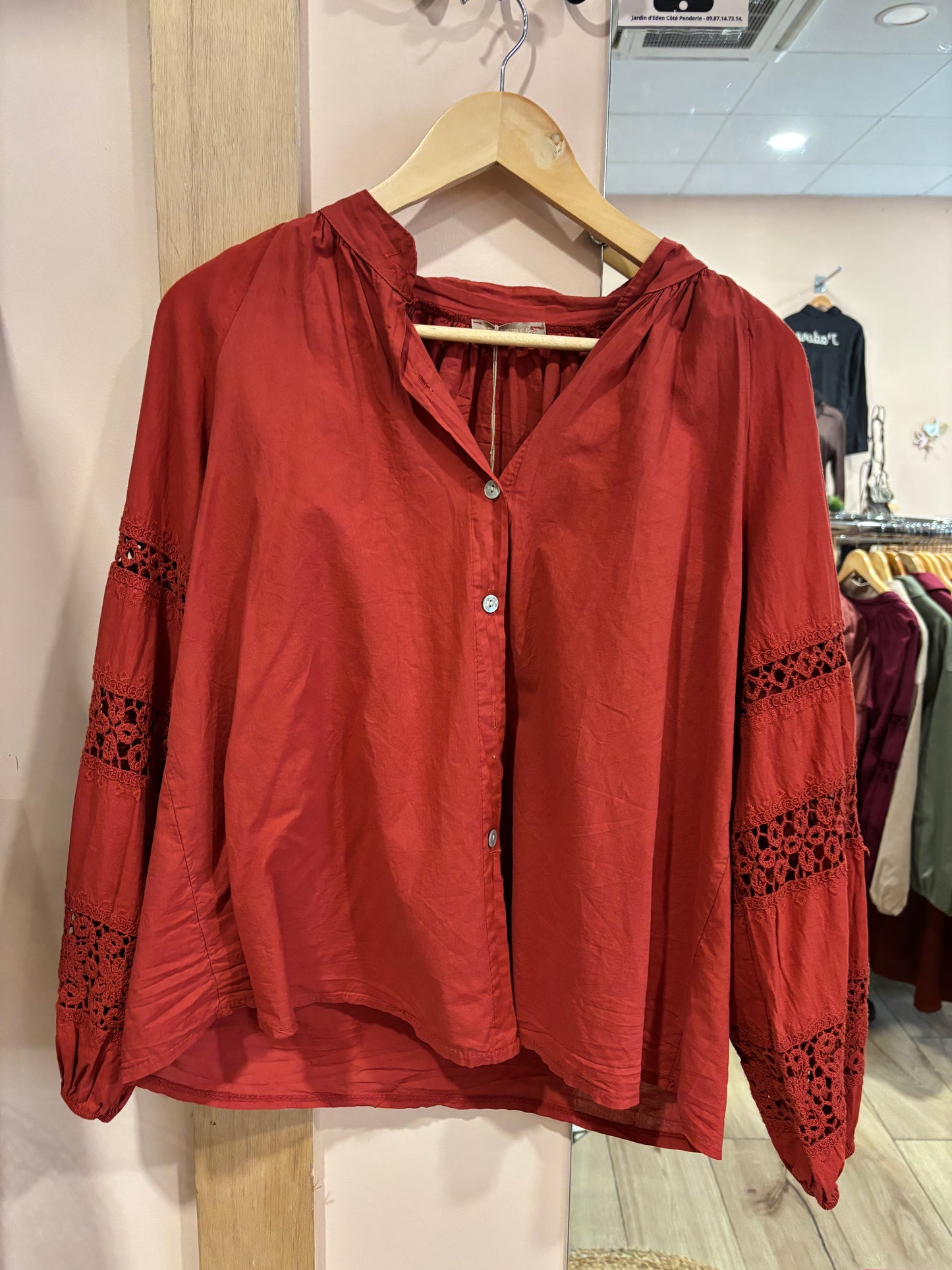 Chemise Brodé