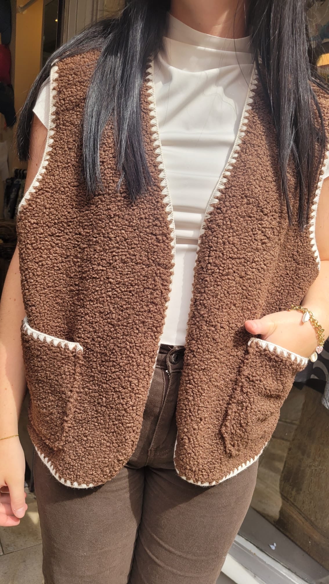 Gilet bouclette