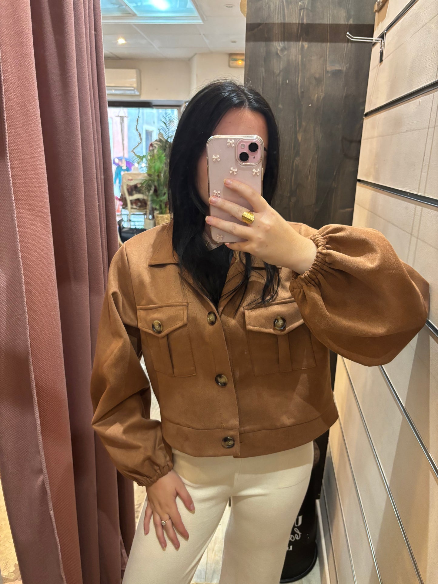 Veste Suédine