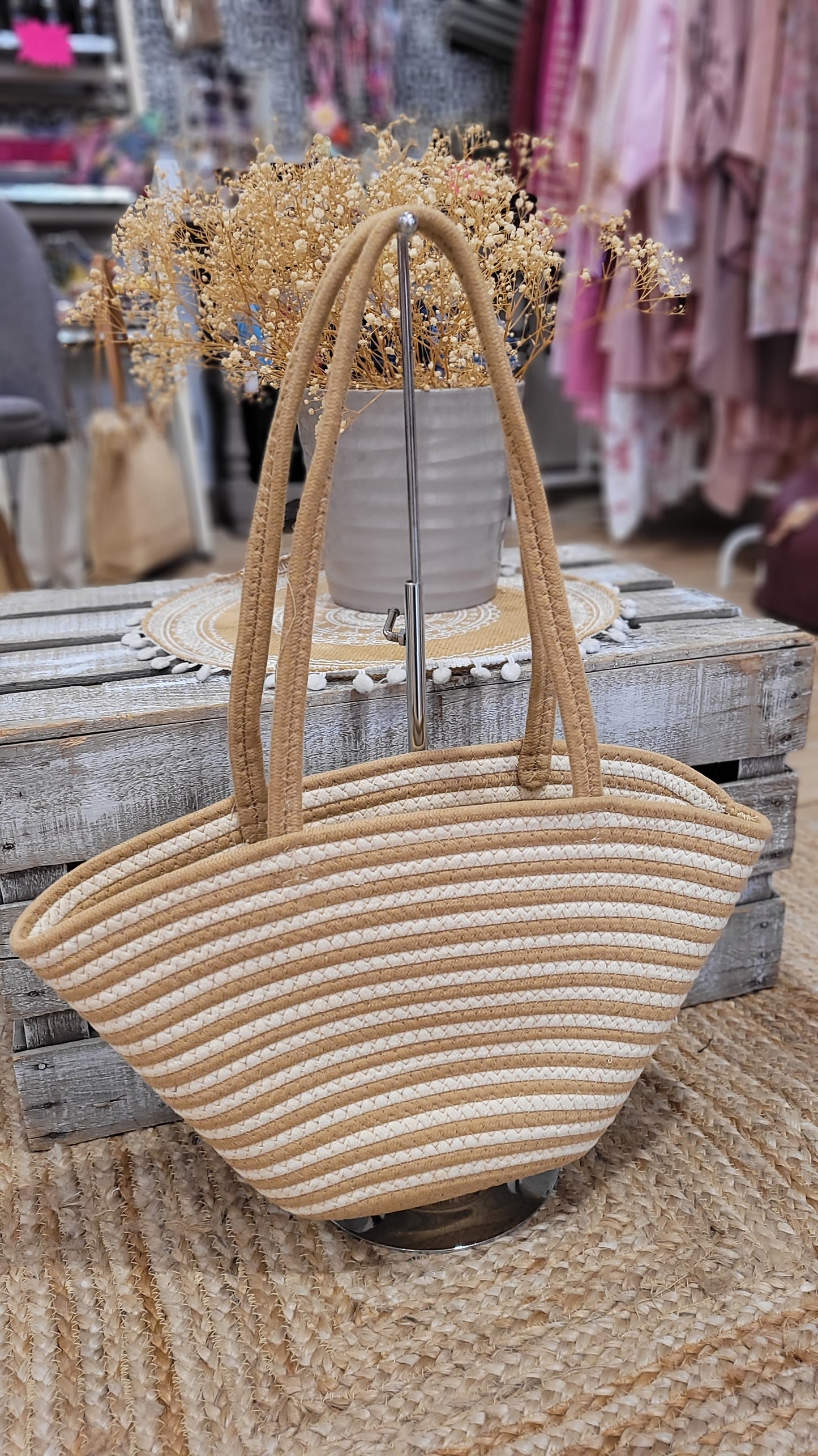 Panier Rayures