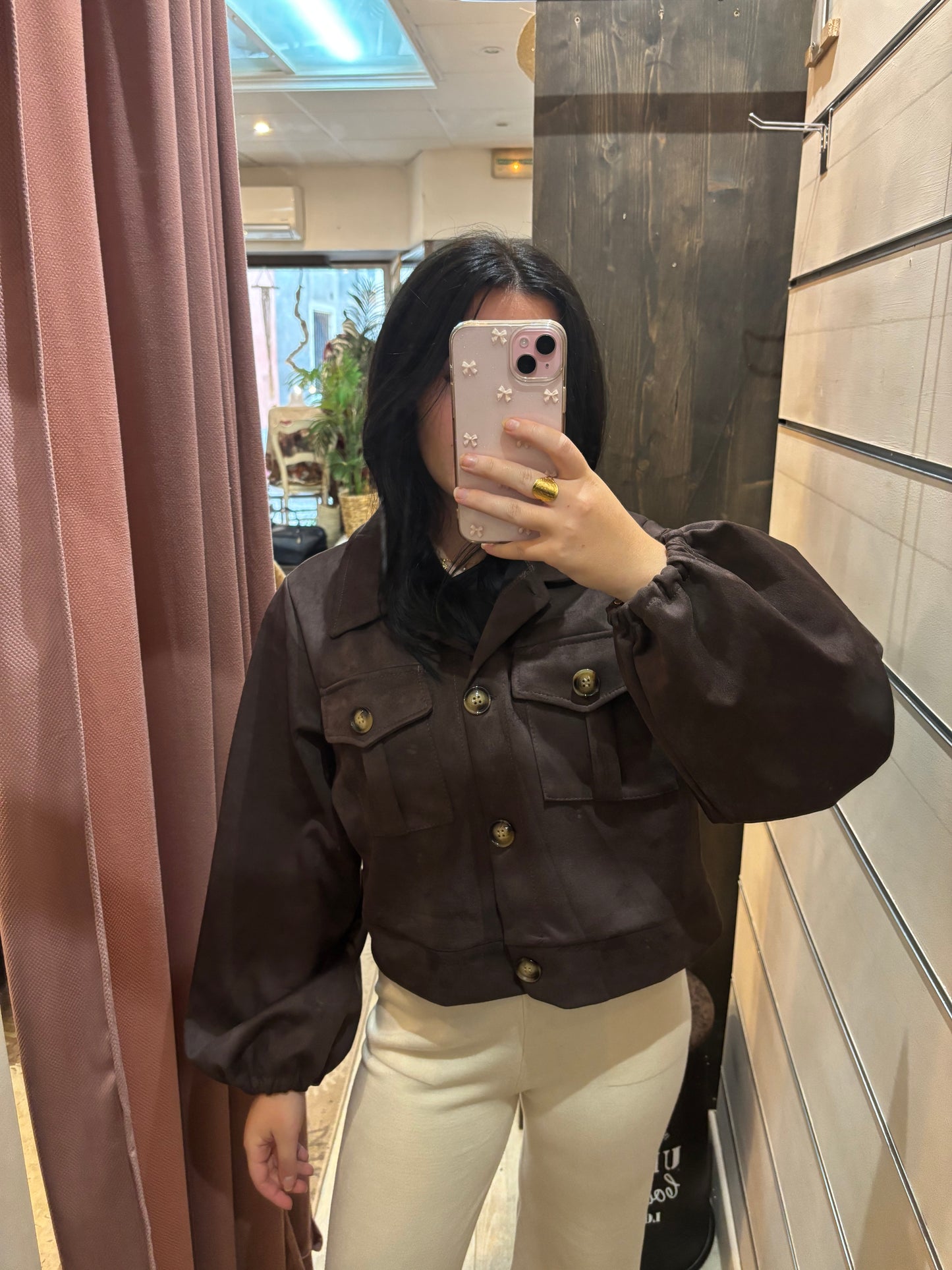 Veste Suédine