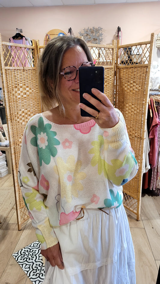 Pull Fleurs