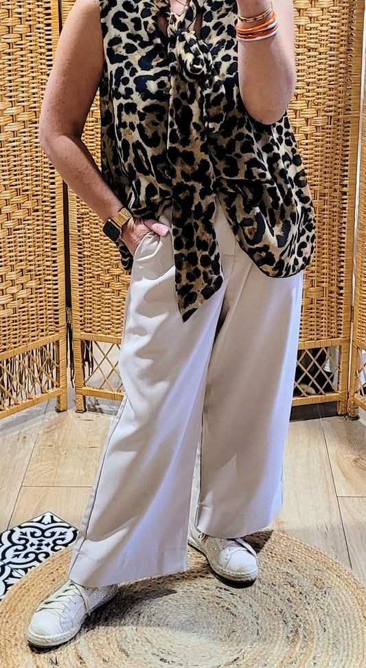 Pantalon Beige