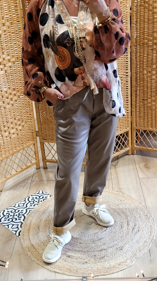 Pantalon Simili