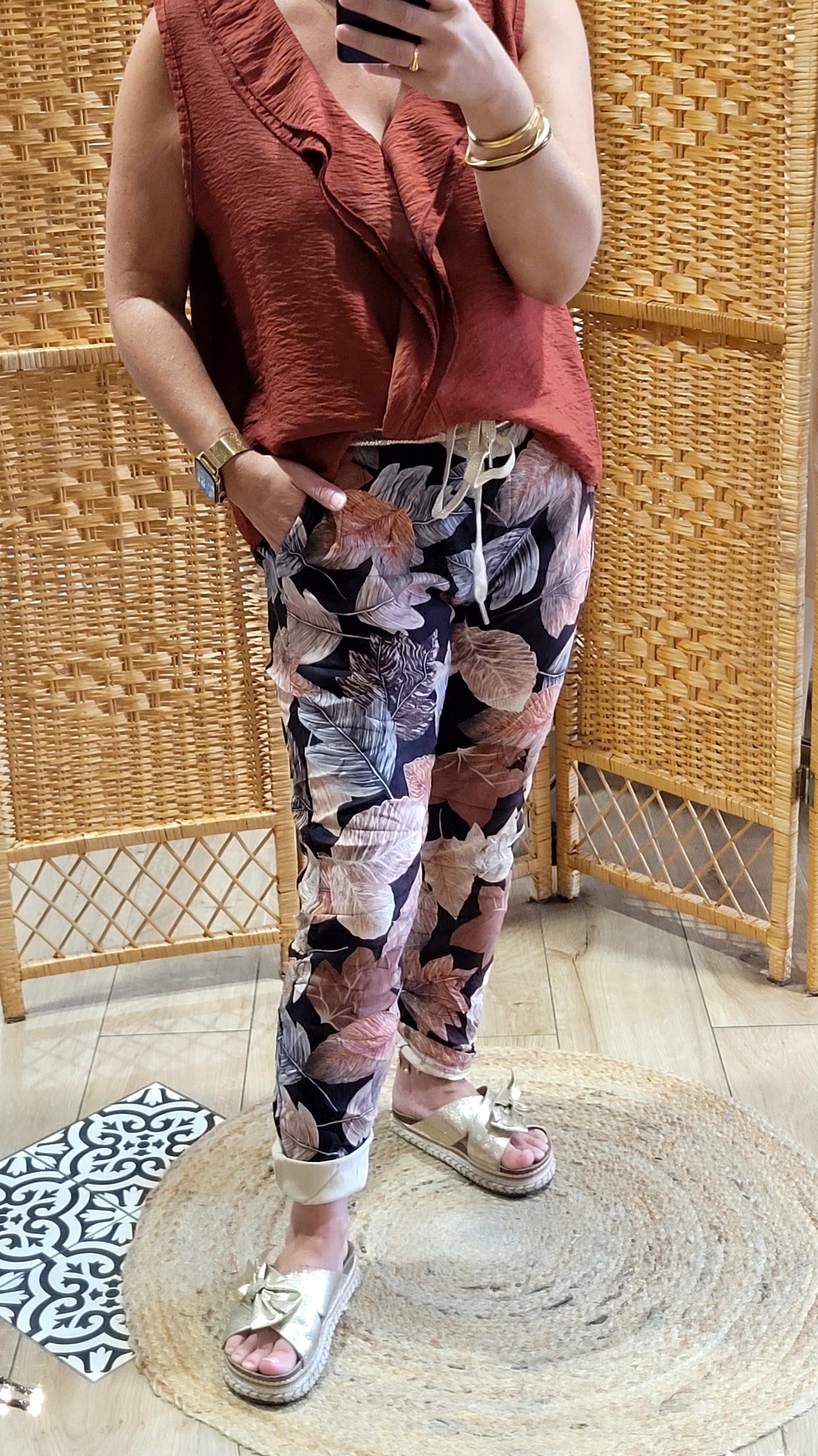 Pantalon Feuillage